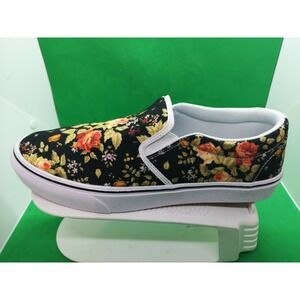 Yes We Vibe Men's SUPER FUN Slip-on Floral Shoes Size 11M / EU 44.5